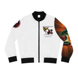 New! 2025:The Year of the Snake Bomber Jacket by Breaking Roulette with FREE SHIPPING!