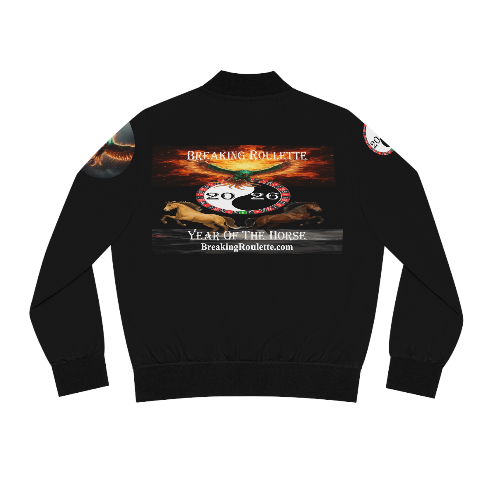 New for 2026:The Year of the Horse Bomber Jacket by Breaking Roulette with FREE SHIPPING! - Image 2