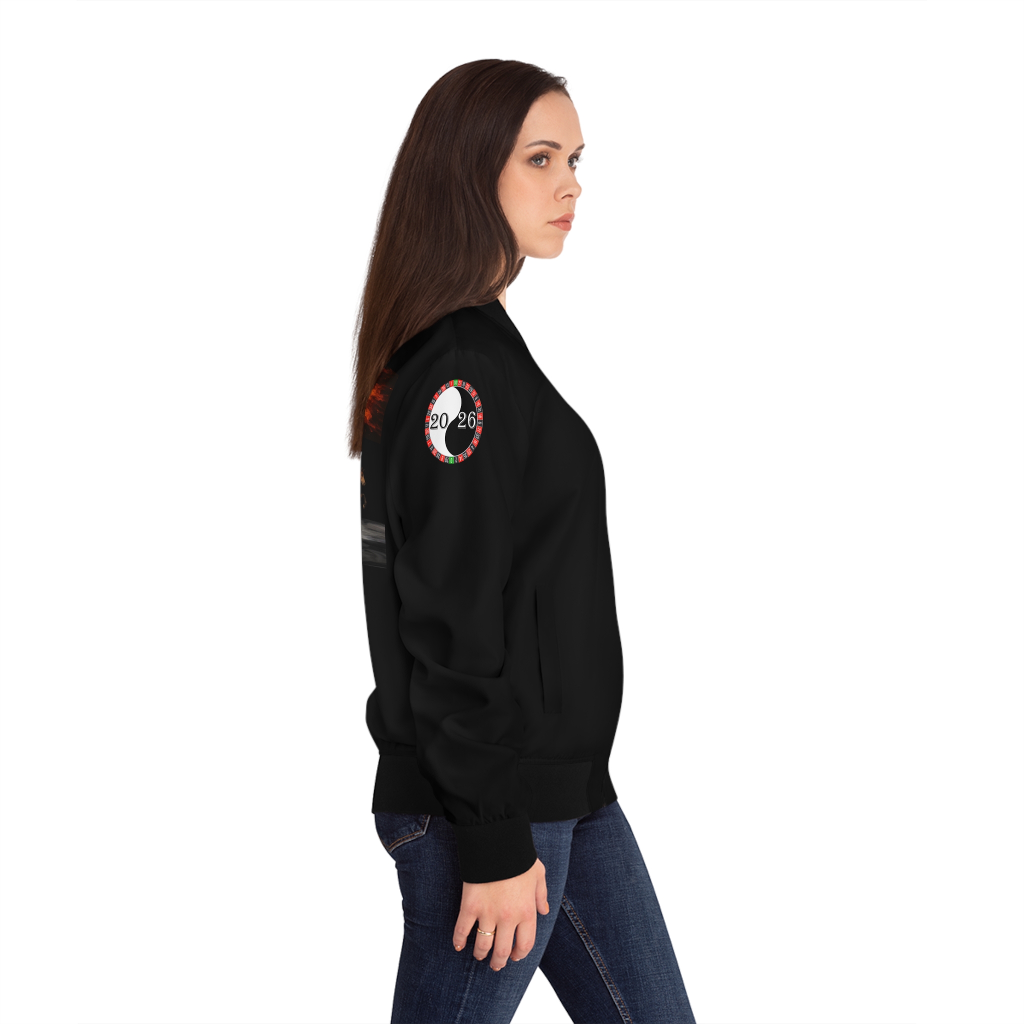 New for 2026:The Year of the Horse Bomber Jacket by Breaking Roulette with FREE SHIPPING! - Image 4