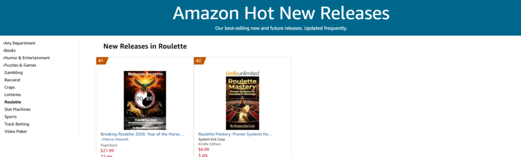 #1 New Release in Roulette category!